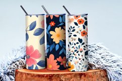 Seamless Flower Pattern Gift Wrapping Digital Paper | Floral Product Image 4