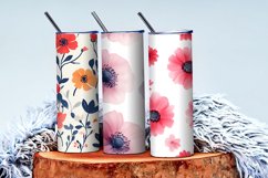 Seamless Flower Pattern Gift Wrapping Digital Paper | Floral Product Image 4
