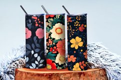 Seamless Flower Pattern Gift Wrapping Digital Paper | Floral Product Image 4