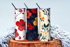 Seamless Flower Pattern Gift Wrapping Digital Paper | Floral Product Image 4