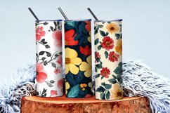 Seamless Flower Pattern Gift Wrapping Digital Paper | Floral Product Image 4