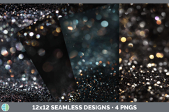 GorgeousSeamless Glitter Bokeh Textured Background Papers design.