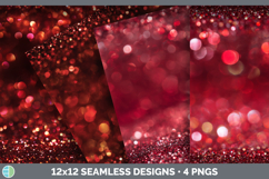 GorgeousSeamless Glitter Bokeh Textured Background Papers design.