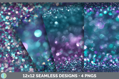 GorgeousSeamless Glitter Bokeh Textured Background Papers design.
