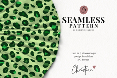 Seamless Leopard Print St Patricks Digital Paper Product Image 2