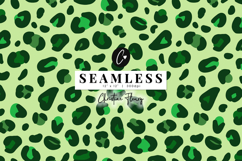 Seamless Leopard Print St Patricks Digital Paper Product Image 1