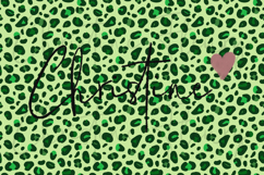 Seamless Leopard Print St Patricks Digital Paper Product Image 4