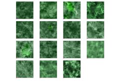 Seamless Green Watercolor Textures Product Image 2