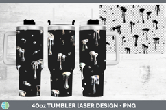 GorgeousSeamless Halloween Laser 40oz Tumbler design.