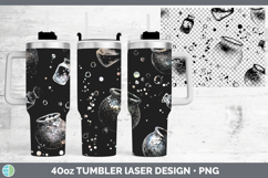 GorgeousSeamless Halloween Laser 40oz Tumbler design.