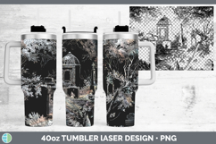 GorgeousSeamless Halloween Laser 40oz Tumbler design.