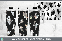 GorgeousSeamless Halloween Laser 40oz Tumbler design.
