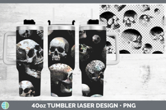 GorgeousSeamless Halloween Laser 40oz Tumbler design.