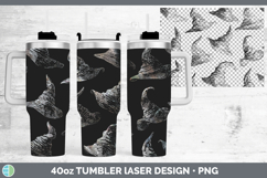 GorgeousSeamless Halloween Laser 40oz Tumbler design.