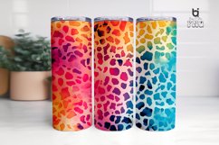 Seamless Leopard Pattern Sublimation Tumbler Design Product Image 12