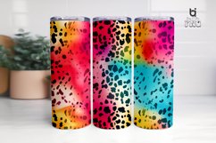 Seamless Leopard Pattern Sublimation Tumbler Design Product Image 2