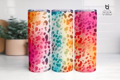 Seamless Leopard Pattern Sublimation Tumbler Design Product Image 4