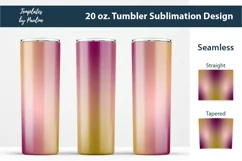 Seamless Maroon Olive Sublimation Wrap for 20 oz Skinny Tumbler