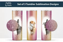 Seamless Maroon Olive Sublimation Wrap for 20 oz Skinny Photo Tumbler
