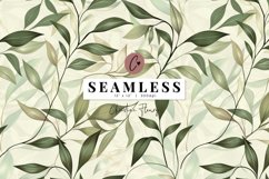 Seamless Muted Foliage Digital Paper Product Image 1