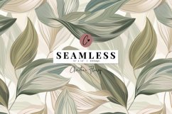 Seamless Muted Foliage Digital Paper Product Image 1