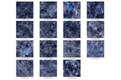 Seamless Navy Blue Watercolor Textures Product Image 2