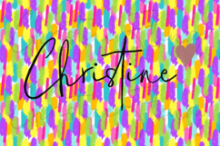 Seamless Neon Easter Brushstroke Digital Paper Product Image 4