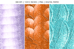 Seamless Ombre Glitter Texture Digital Paper Background Product Image 4