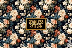 Fresco Blooming Flowers Seamless Patterns Product Image 4