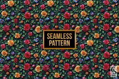 Embossed 3D Roses Seamless Patterns Product Image 3