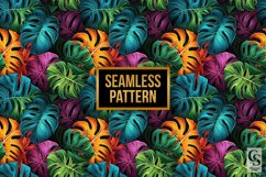 Monstera Leaves Pattern Digital Papers Product Image 3