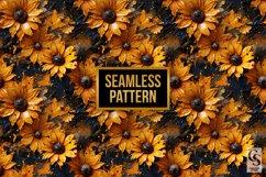 3D Clay Sunflowers Digital Paper Patterns Product Image 4