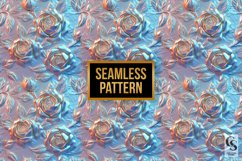 Pastel Metallic Roses Digital Papers Product Image 2