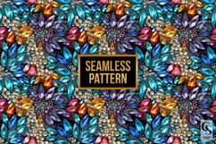 Colorful Stone Embroidery Digital Papers Product Image 3