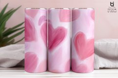 Seamless abstract heart pattern Sublimation Tumbler Design Product Image 4