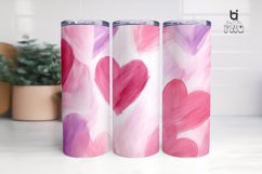 Seamless abstract heart pattern Sublimation Tumbler Design Product Image 7