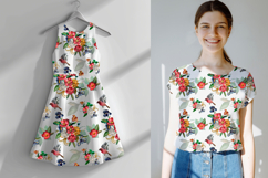 Watercolor Floral Pattern Vintage Product Image 3