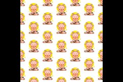 Seamless pattern cartoon goat playing guitar Product Image 2