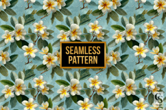 Botanical Plumeria Flowers Patterns Product Image 3