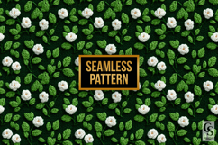 Cute Green White Crochet Flowers Patterns Product Image 4