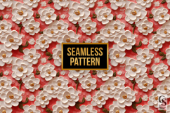 3D Oil Paint Floral Texture Seamless Pattern Product Image 4