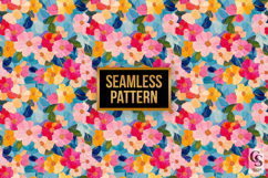 Vibrant Painted Floral Seamless Patterns Product Image 3