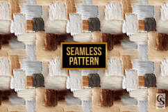 Neutral Painted Brushstrokes Digital Paper Product Image 4