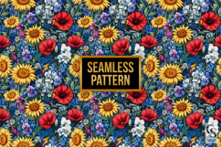 Spring Wildflower Garden Digital Paper Product Image 4
