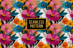 Floral Junk Journal Seamless Patterns Product Image 4