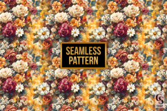 Oil Painted Boho Flowers Patterns Product Image 3