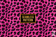 Hot Pink Leopard Fur Seamless Pattern Product Image 4