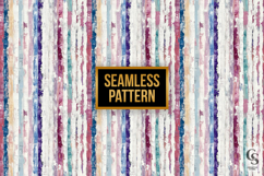 Abstract Impasto Painted Stripes Digital Paper Product Image 4