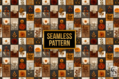 Boho Patchwork Floral Seamless Patterns Product Image 4