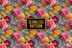 Bright Spring Flower Bloom Seamless Patterns Product Image 3